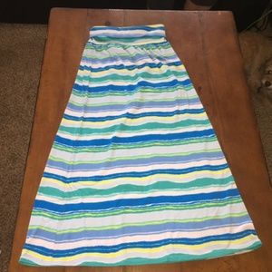 long Skirt with stripes